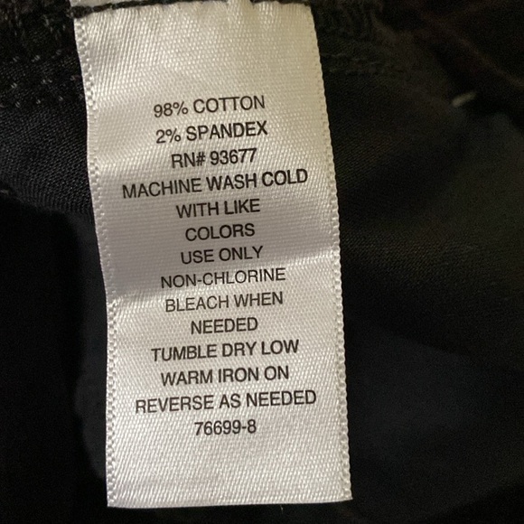 Black Corduroy Skirt with front and back pockets - Picture 15 of 15